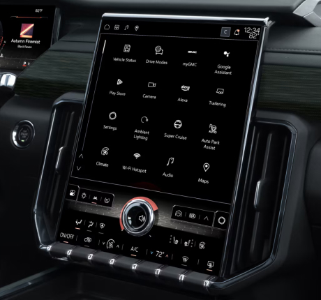 15” DIAGONAL PREMIUM GMC INFOTAINMENT SYSTEM