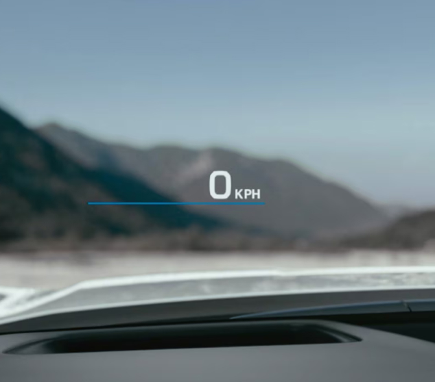 AVAILABLE CONFIGURABLE 8” DIAGONAL HEAD-UP DISPLAY