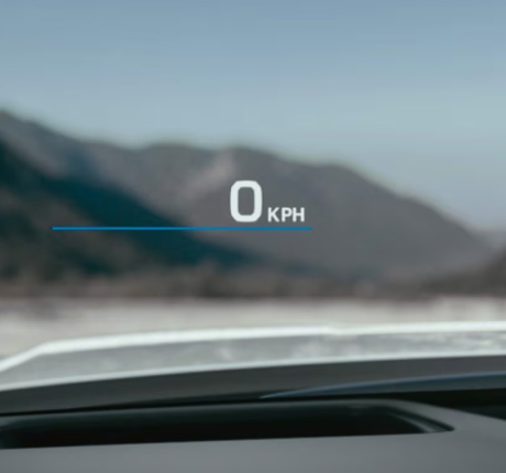 AVAILABLE CONFIGURABLE 8” DIAGONAL HEAD-UP DISPLAY