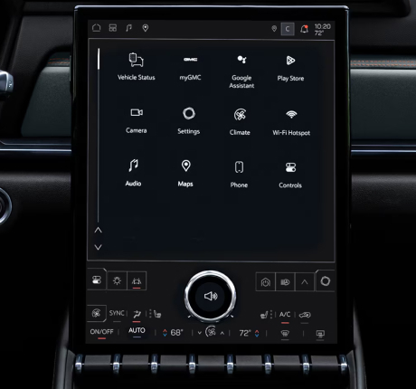 15" DIAGONAL PREMIUM GMC INFOTAINMENT SYSTEM 