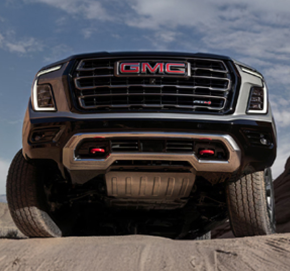 High angle front bumper