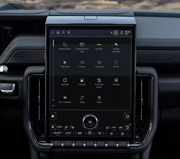 16.8" DIAGONAL PREMIUM GMC INFOTAINMENT SYSTEM