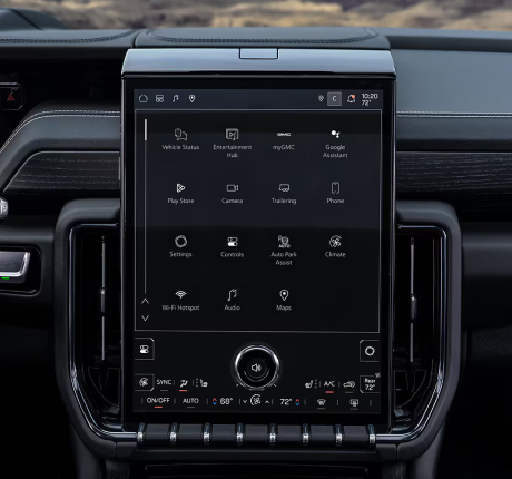 16.8" DIAGONAL PREMIUM GMC INFOTAINMENT SYSTEM